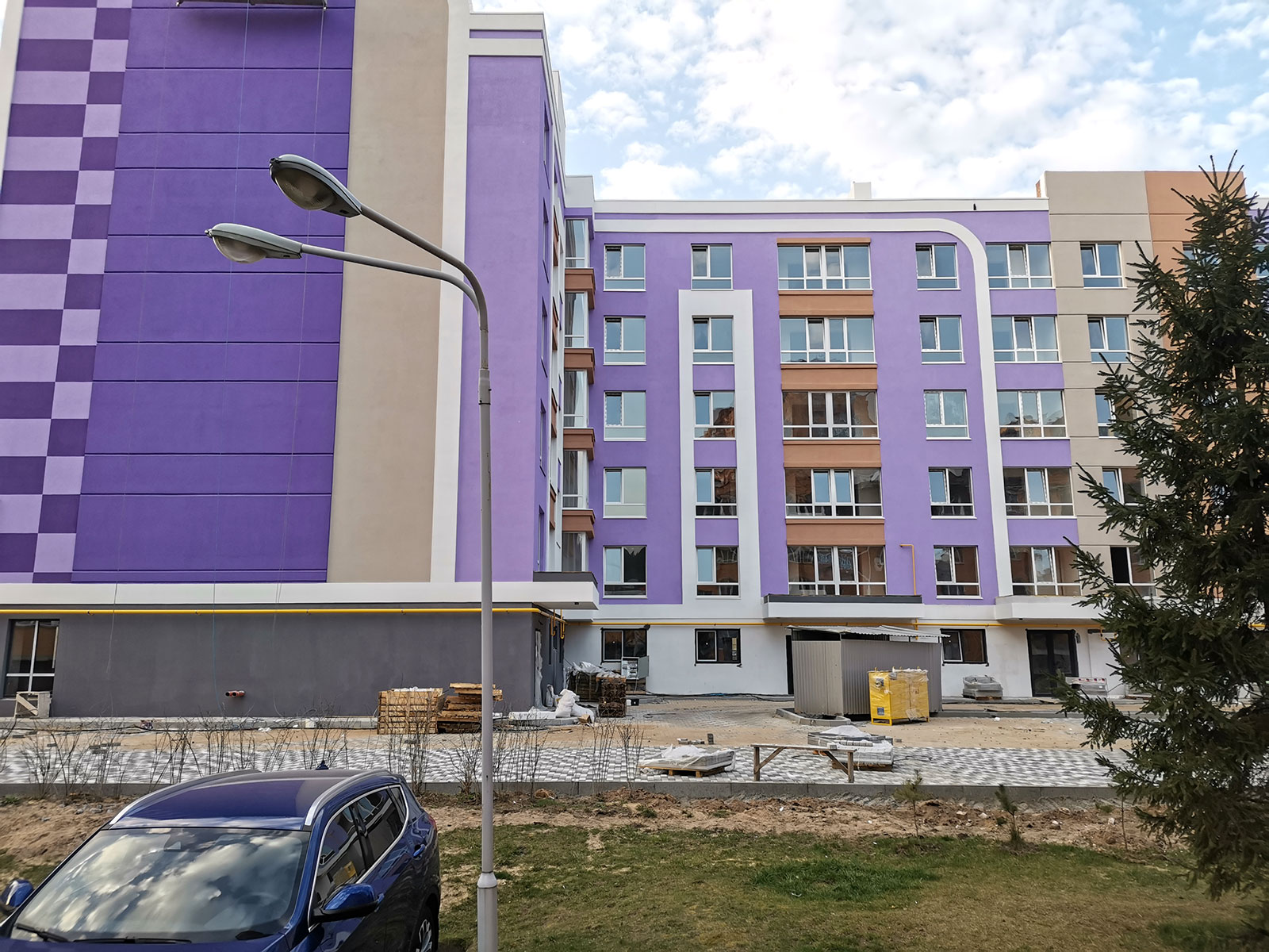 Новостройка ЖК Рококо возле центрального парка на карте Ирпеня