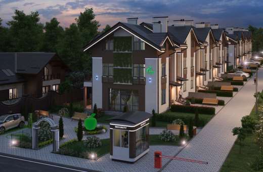 Купить Таунхаус Apple Street Residence Буча. Продажа домов в таунхаусах