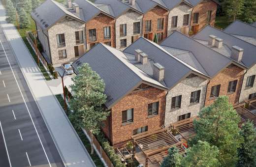 Купить Таунхаус Nekrasov townhouse Буча. Продажа домов в таунхаусах