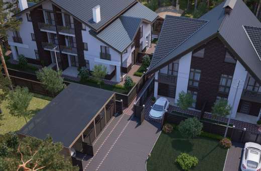 Купить Таунхаус Park Residence 2 Буча. Продажа домов в таунхаусах