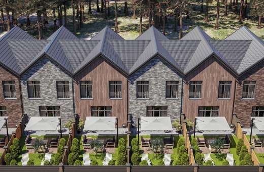 Купить Таунхаус SIB Home Буча. Продажа домов в таунхаусах