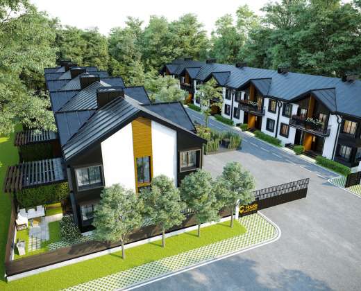 Купить Таунхаус C'House Буча. Продажа домов в таунхаусах
