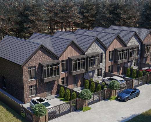Купить Таунхаус SIB Home Буча. Продажа домов в таунхаусах