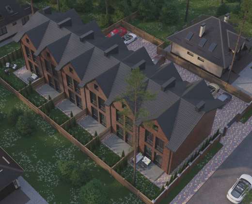 Купить Таунхаусы Positano Center Ирпень. Продажа домов в таунхаусах