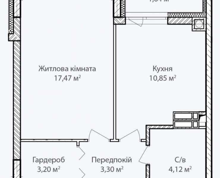 Продажа новая 1 однокомнатная квартира в ЖК Синергия Сити Ирпень. Агентство недвижимости