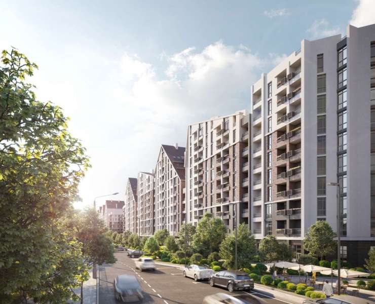 Продажа 1 однокомнатная квартира на 4 этаже в новом жк бизнес-класса в тихом зеленом районе. Агентство недвижимости