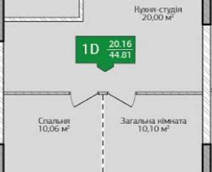 Продажа 1 однокомнатная квартира возле Центрального парка ЖК комфорт класса Ирпень. Агентство недвижимости