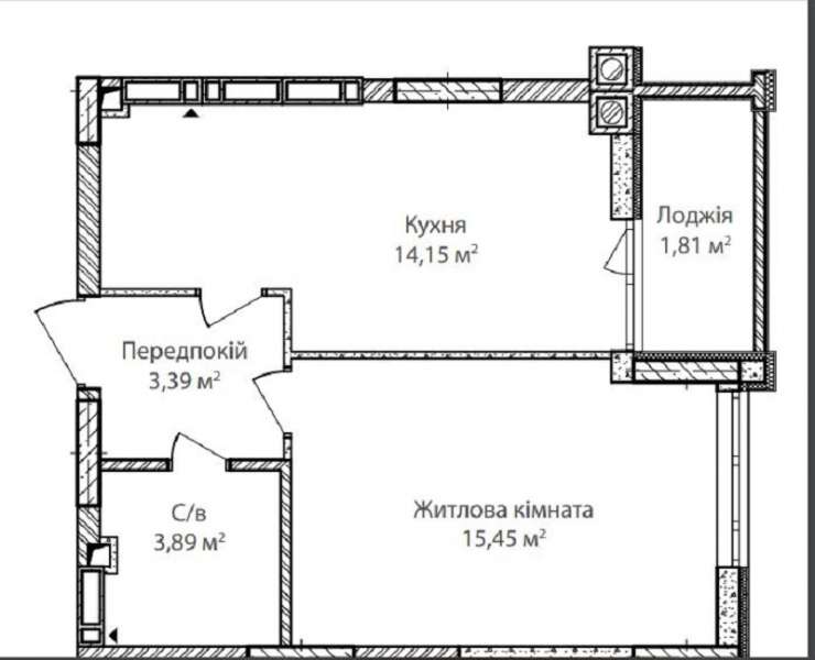 Продажа 1 однокомнатная квартира возле набережной в Ирпене. Агентство недвижимости