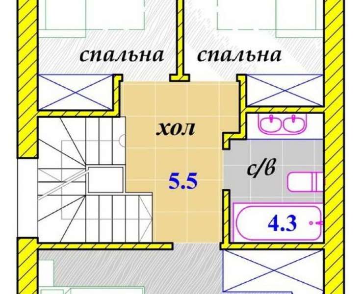 Продажа таунхаус с террасой ЖК Ривьера Гостомель. Агентство недвижимости