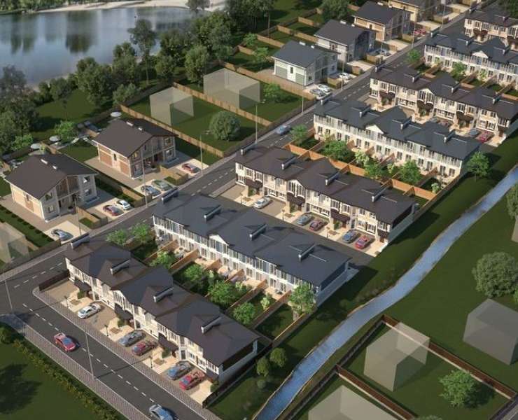 Продажа таунхаус с террасой ЖК Ривьера Гостомель. Агентство недвижимости