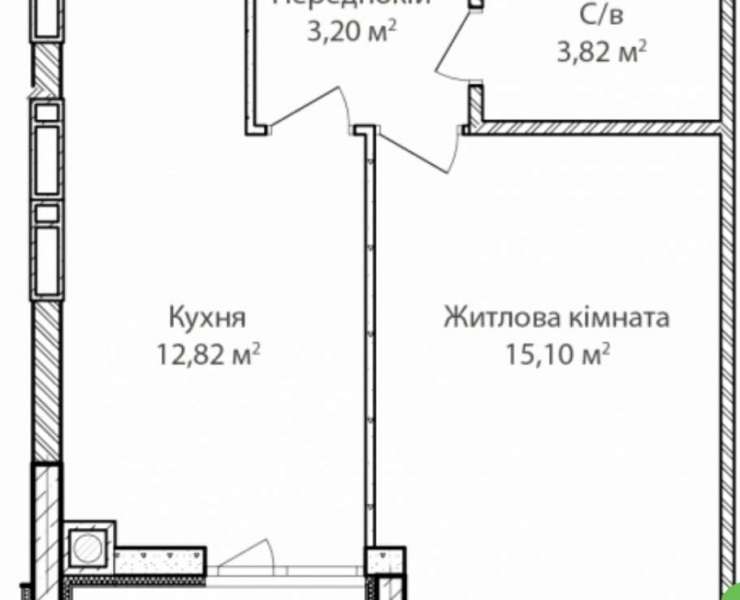 Продажа новая 1 однокомнатная квартира ЖК Синергия Сити Ирпень. Агентство недвижимости