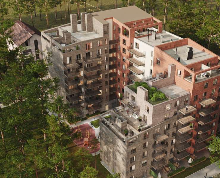 Продажа 1 однокомнатная квартира с террасой в ЖК Ютландия-2 Ирпень. Агентство недвижимости