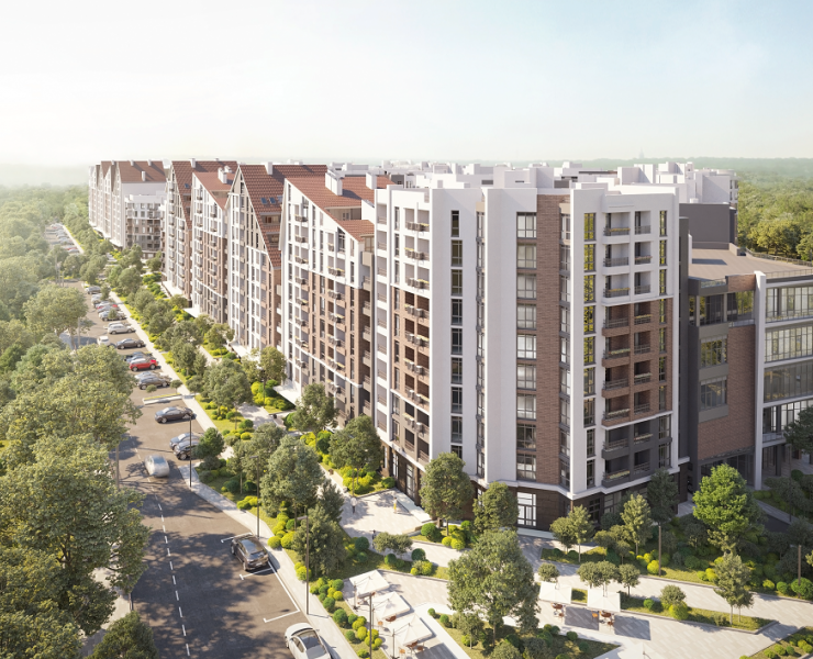 Продажа 2 двухкомнатная квартира на 7 этаже в жк бизнес-класса возле набережной Ирпень. Агентство недвижимости