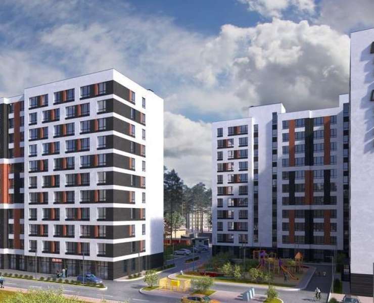 Продажа 2 двухкомнатная квартира в ЖК Новые Метры Center центр города Ирпень. Агентство недвижимости