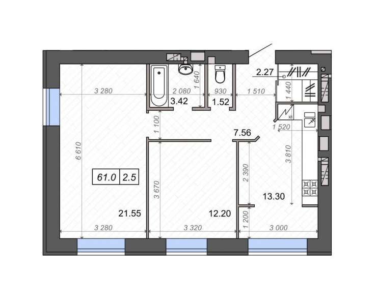 Продажа 2 двухкомнатная квартира в новом комплексе с документами Ирпень. Агентство недвижимости