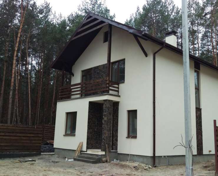 Продажа дом дуплекс в сосновом лесу в Гостомеле. Агентство недвижимости