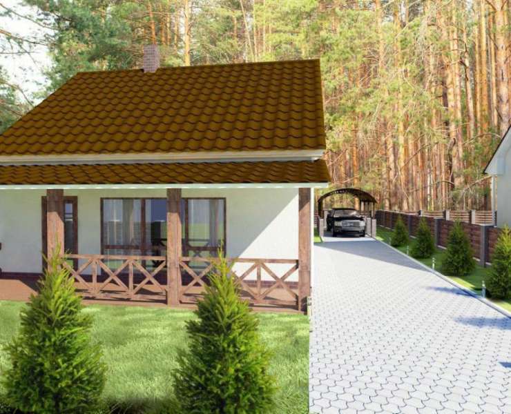 Продажа дом с кухней-гостиной в лесной части Ворзель. Агентство недвижимости