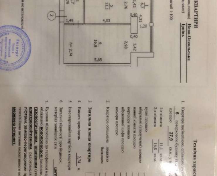 Продажа 2 двухкомнатная квартира в заселенном доме ЖК Уютный улица Новооскольская Ирпень. Агентство недвижимости