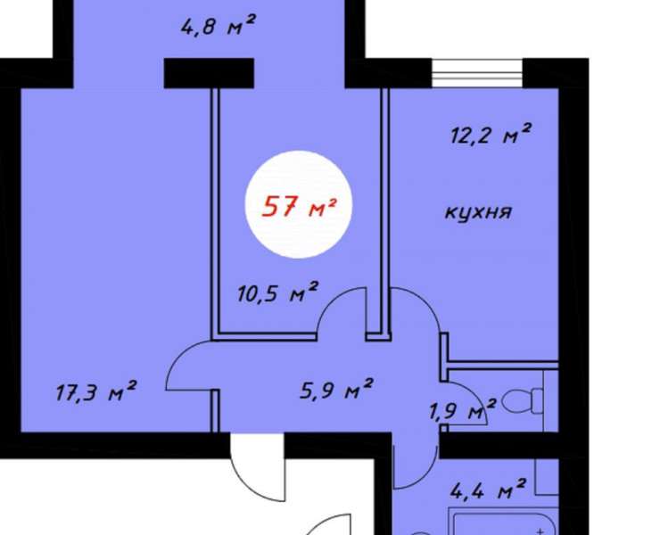Продажа 2 двухкомнатная квартира в заселенном доме ЖК Уютный улица Новооскольская Ирпень. Агентство недвижимости