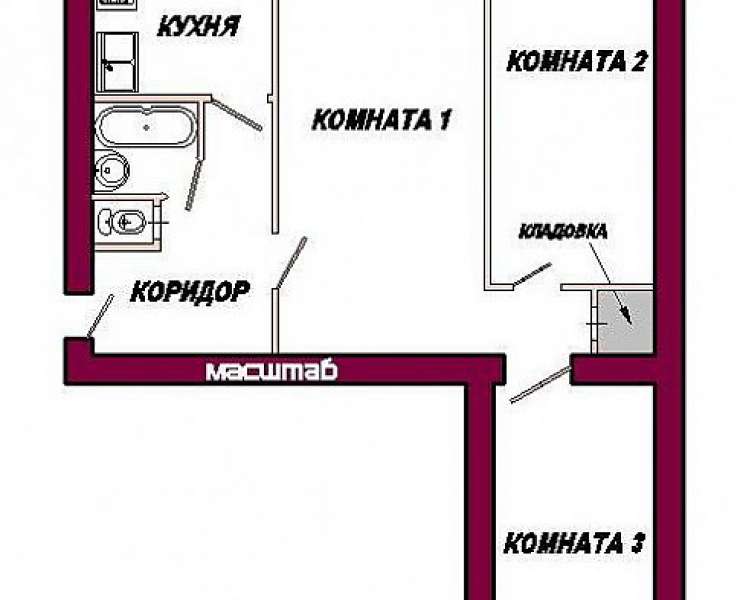 Продажа 3 трехкомнатная квартира улица Рижская Сырец Киев. Агентство недвижимости
