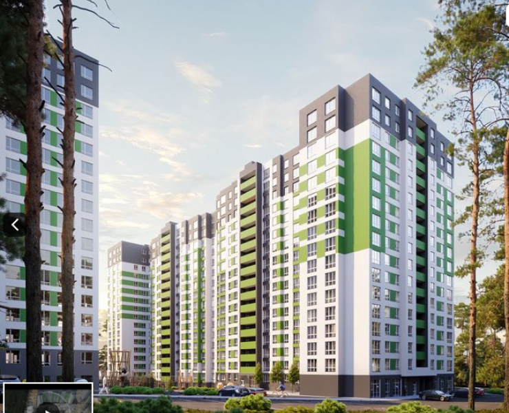 Продажа 1 однокомнатная квартира улучшенная планировка возле Центрального парка ЖК City Park Ирпень. Агентство недвижимости